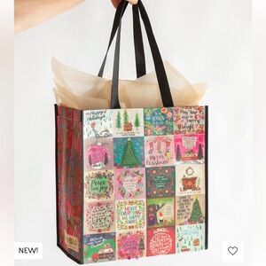 3/$15 Natural Life boho XL holiday reusable bag